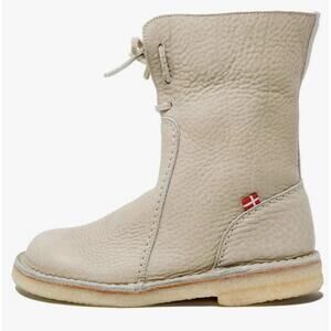 Duckfeet Arhus Wool Lined Leather Boots Womens EU 37 Quiet Luxury Scandi